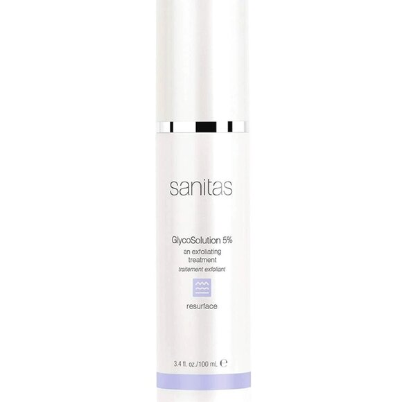 Skin Care Sanitas GlycoSolution 5%, Active, Exfoliating Treatment, 3.4 Oz - Picture 1 of 2